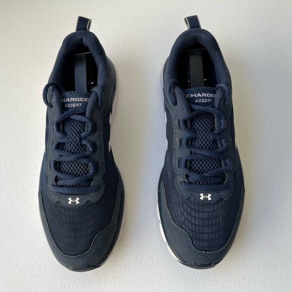 Under Armour Sneakers Men's 8.5 Blue Charged Assert 9 Running Shoes Mesh Lace-Up - Picture 3 of 14
